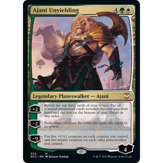Image for Ajani Unyielding (324) (NCC) - Magic: The Gathering