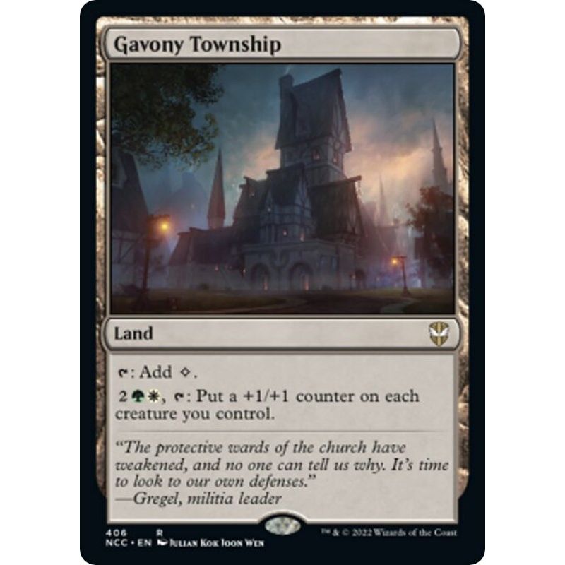 Image for Gavony Township (406) (NCC) - Magic: The Gathering