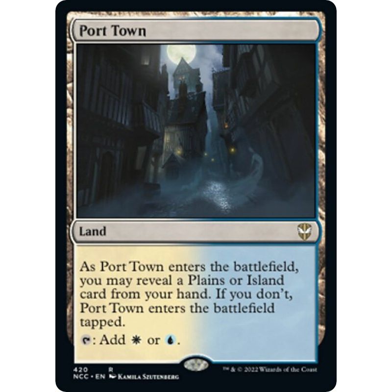 Image for Port Town (420) (NCC) - Magic: The Gathering