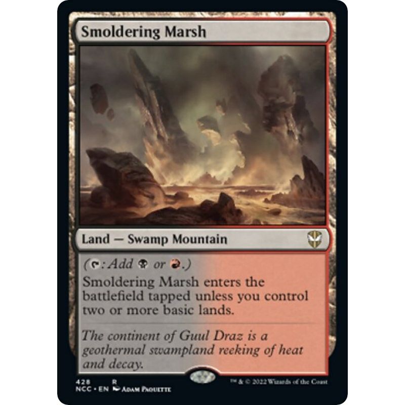 Image for Smoldering Marsh (428) (NCC) - Magic: The Gathering