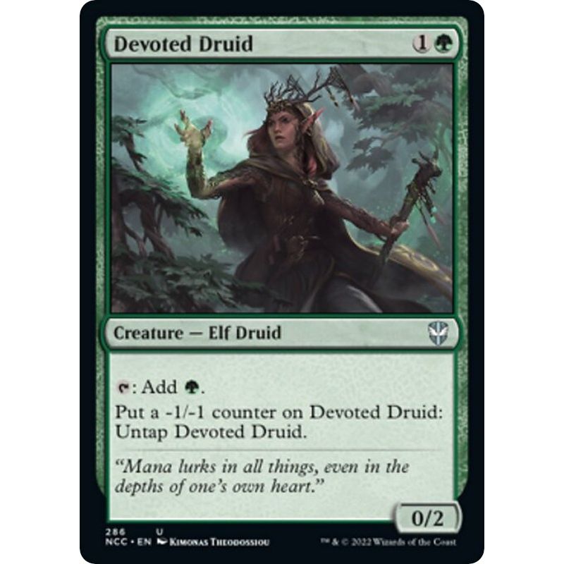 Image for Devoted Druid (286) (NCC) - Magic: The Gathering
