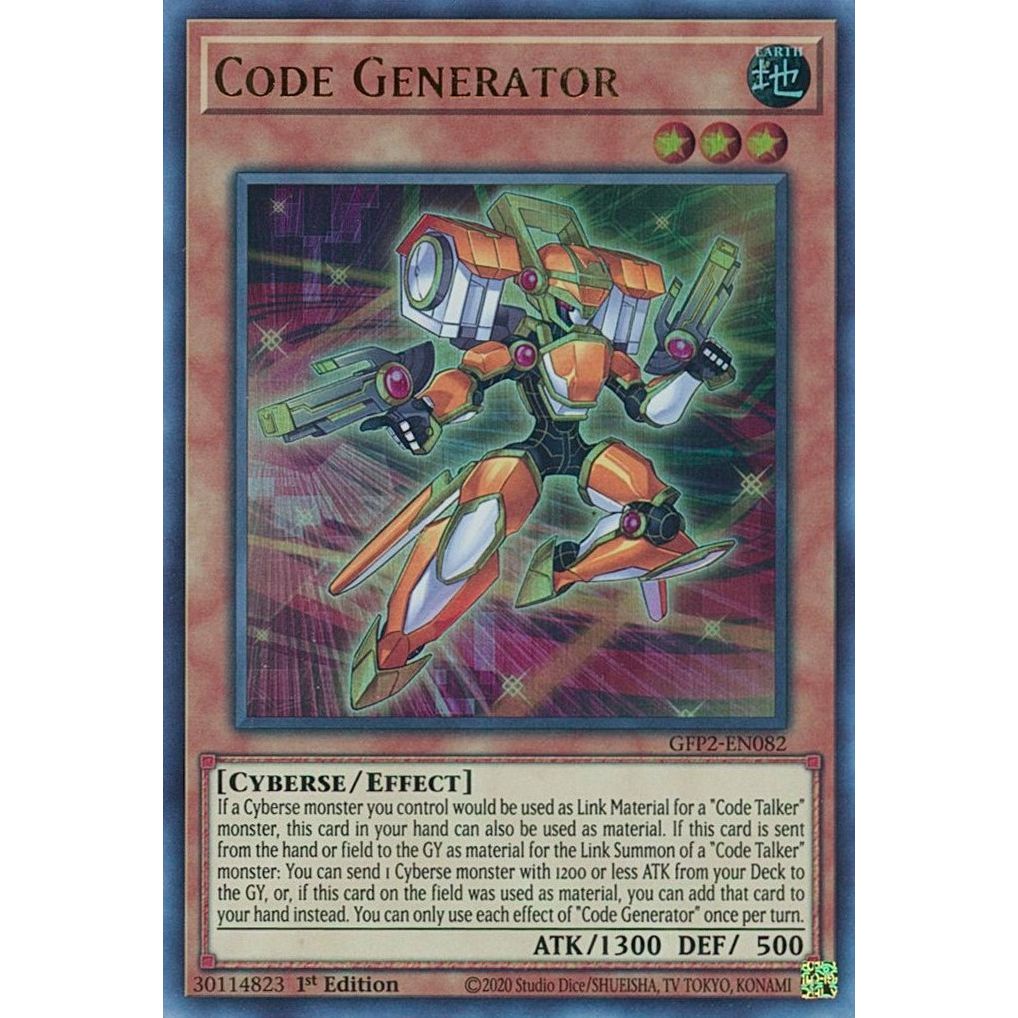 Image for Code Generator (GFP2-EN082) (GFP2) - YuGiOh