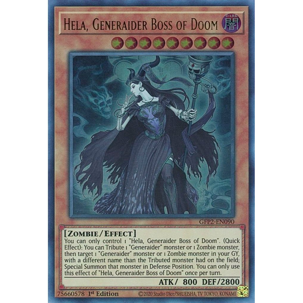 Image for Hela, Generaider Boss of Doom (GFP2-EN090) (GFP2) - YuGiOh
