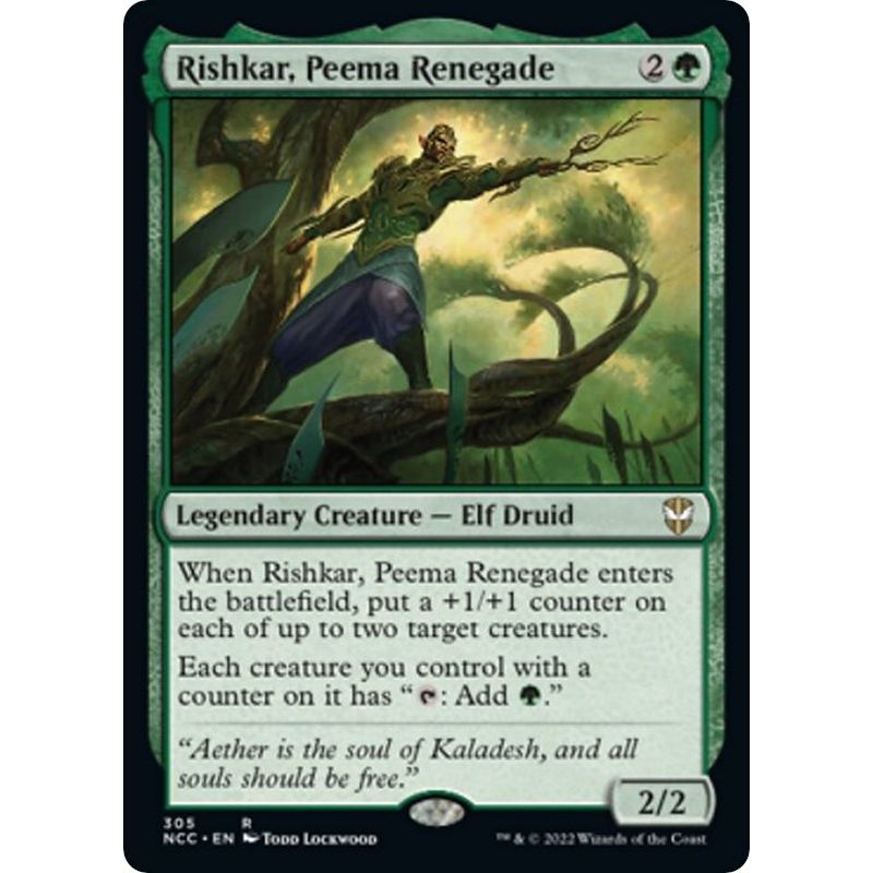 Image for Rishkar, Peema Renegade (305) (NCC) - Magic: The Gathering