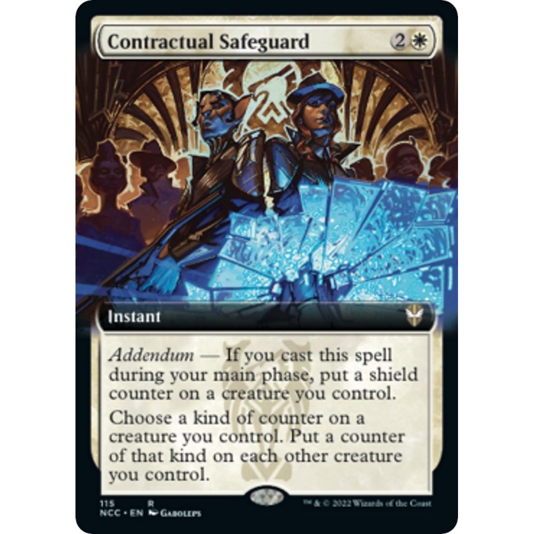 Image for Contractual Safeguard (Extended Art) (115) (NCC) - Magic: The Gathering