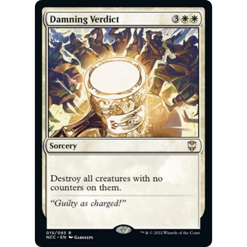 Image for Damning Verdict (15) (NCC) - Magic: The Gathering
