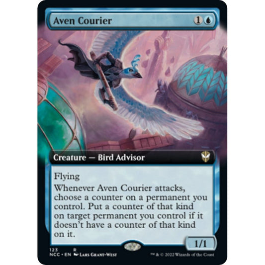 Image for Aven Courier (Extended Art) (123) (NCC) - Magic: The Gathering