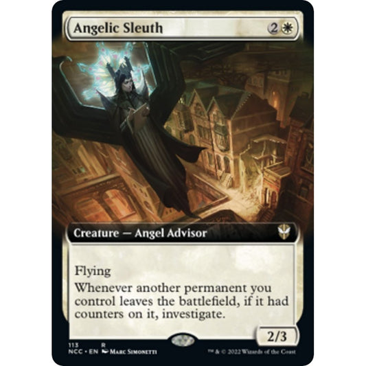 Image for Angelic Sleuth (Extended Art) (113) (NCC) - Magic: The Gathering