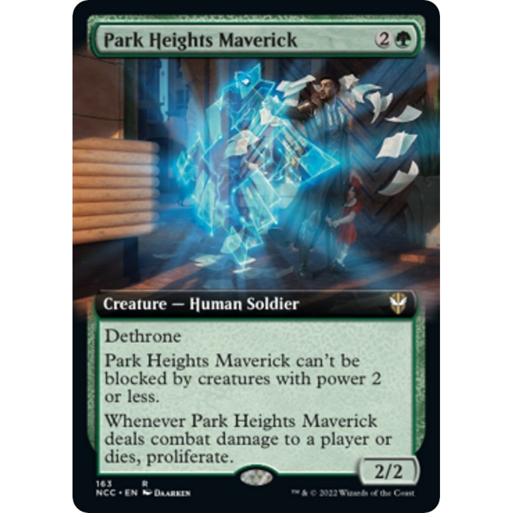 Image for Park Heights Maverick (Extended Art) (163) (NCC) - Magic: The Gathering
