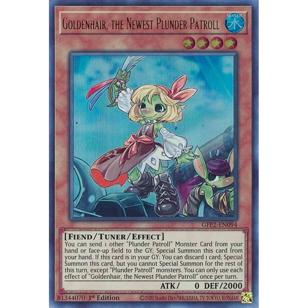 Image for Goldenhair, the Newest Plunder Patroll (GFP2-EN094) (GFP2) - YuGiOh