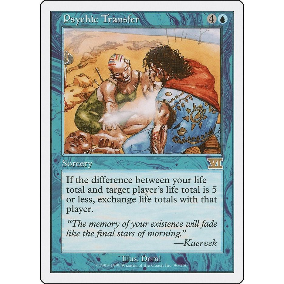 Image for Psychic Transfer (90) (6ED) - Magic: The Gathering