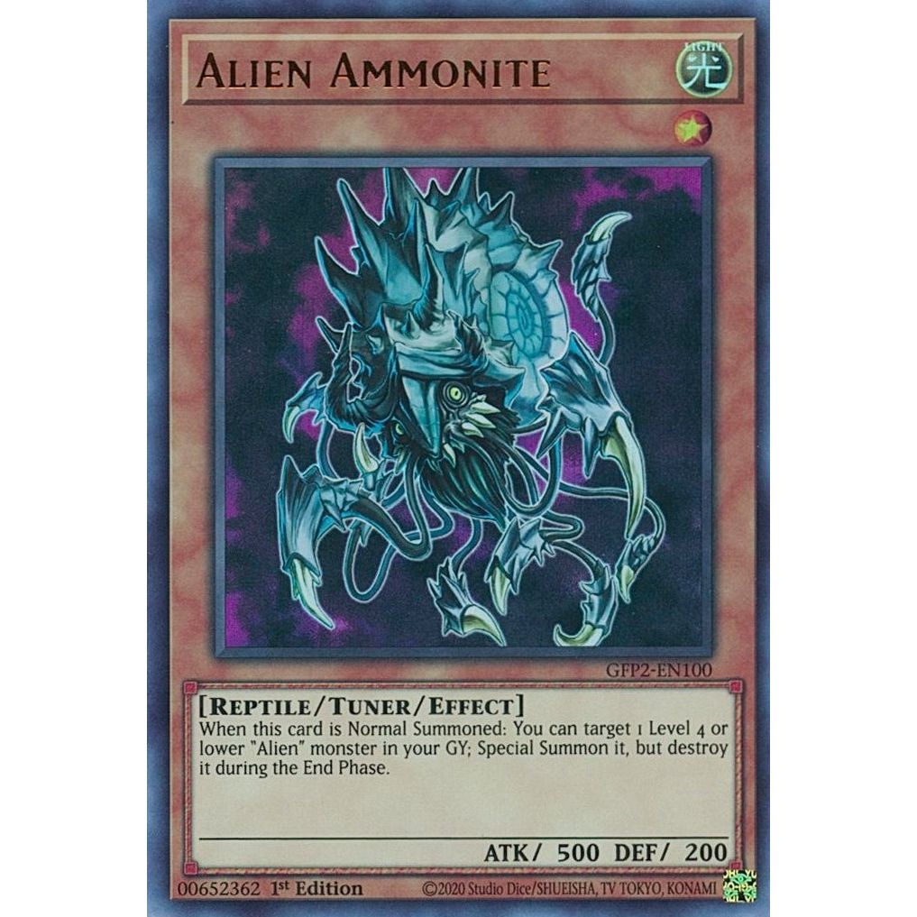 Image for Alien Ammonite (GFP2-EN100) (GFP2) - YuGiOh