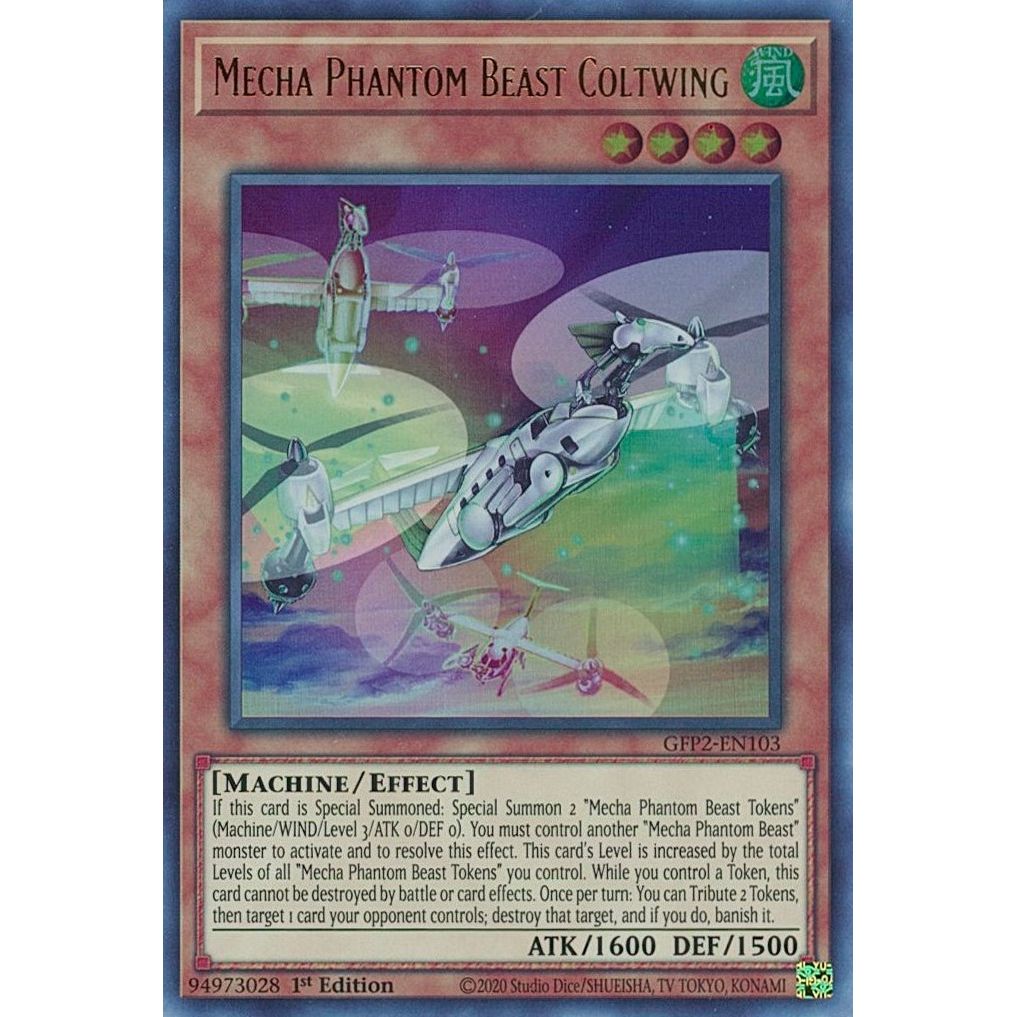 Image for Mecha Phantom Beast Coltwing (GFP2-EN103) (GFP2) - YuGiOh