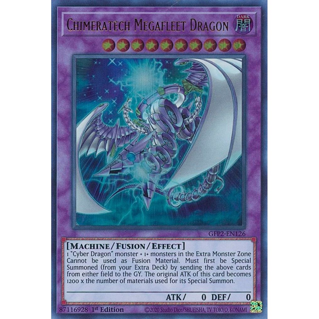 Image for Chimeratech Megafleet Dragon (GFP2-EN126) (GFP2) - YuGiOh