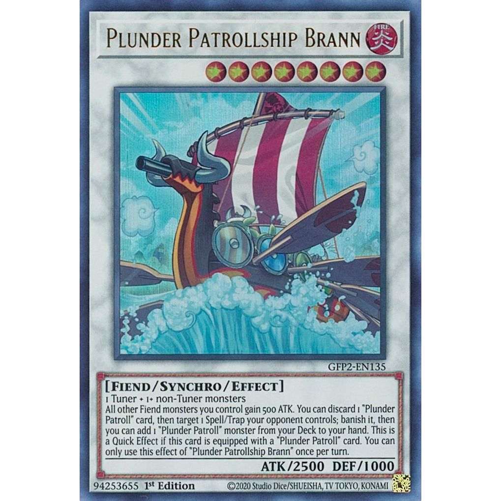 Image for Plunder Patrollship Brann (GFP2-EN135) (GFP2) - YuGiOh
