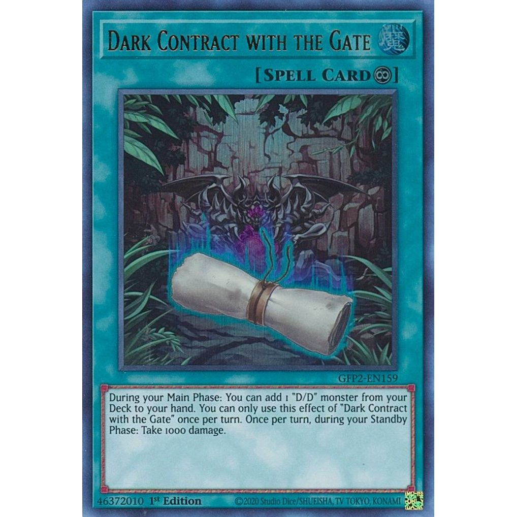 Image for Dark Contract with the Gate (GFP2-EN159) (GFP2) - YuGiOh