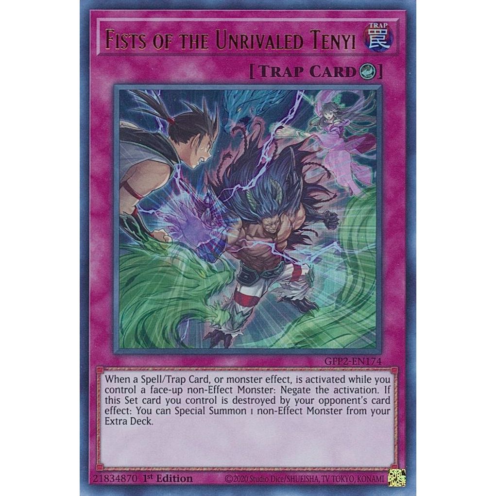 Image for Fists of the Unrivaled Tenyi (GFP2-EN174) (GFP2) - YuGiOh