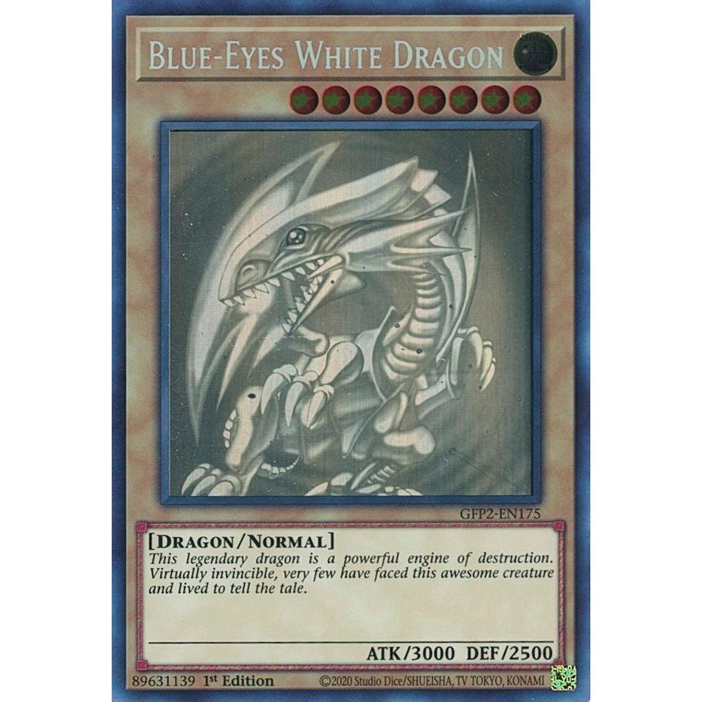 Image for Blue-Eyes White Dragon (Ghost Rare) (GFP2-EN175) (GFP2) - YuGiOh