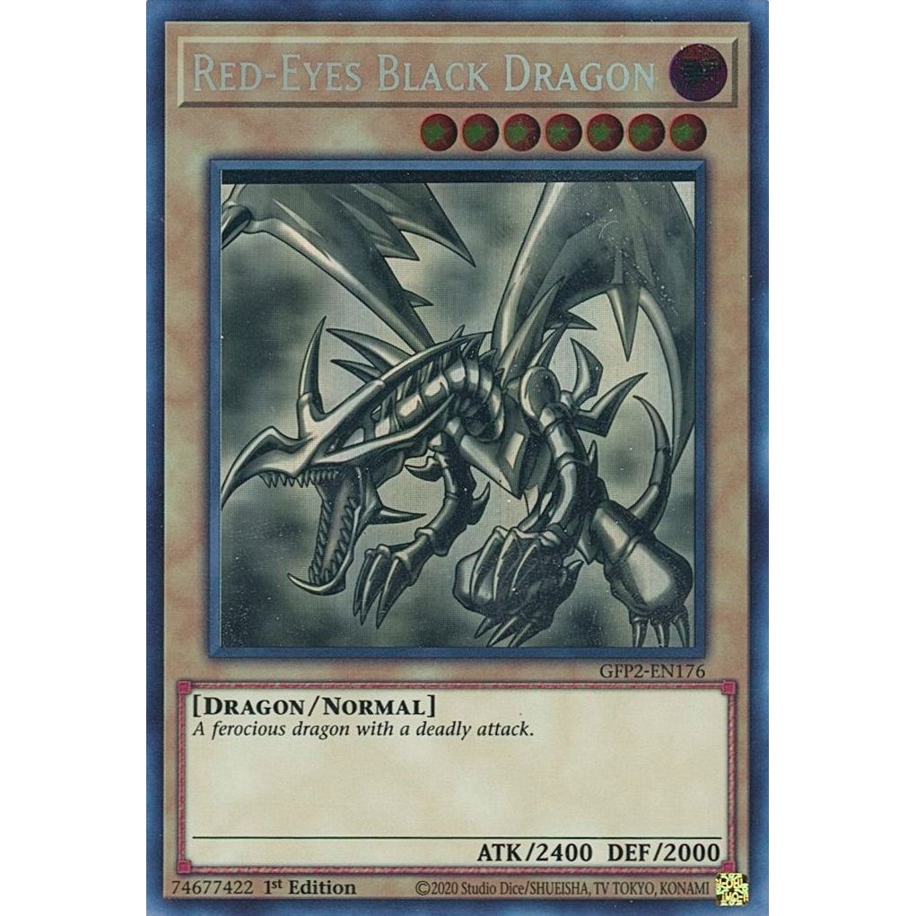 Image for Red-Eyes Black Dragon (Ghost Rare) (GFP2-EN176) (GFP2) - YuGiOh