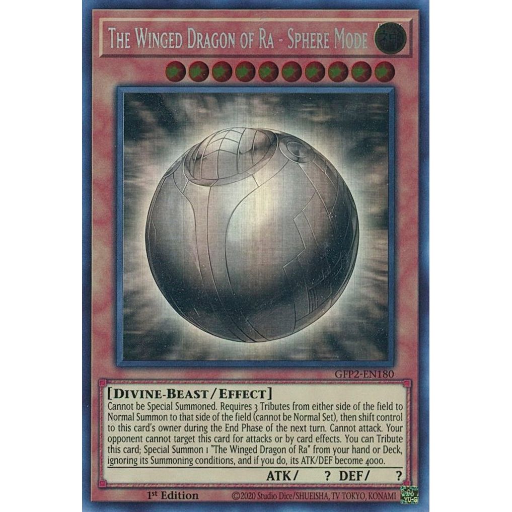 Image for The Winged Dragon of Ra - Sphere Mode (Ghost Rare) (GFP2-EN180) (GFP2) - YuGiOh