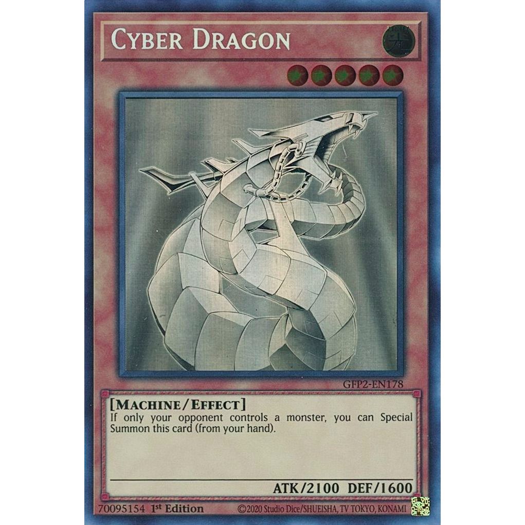 Image for Cyber Dragon (Ghost Rare) (GFP2-EN178) (GFP2) - YuGiOh