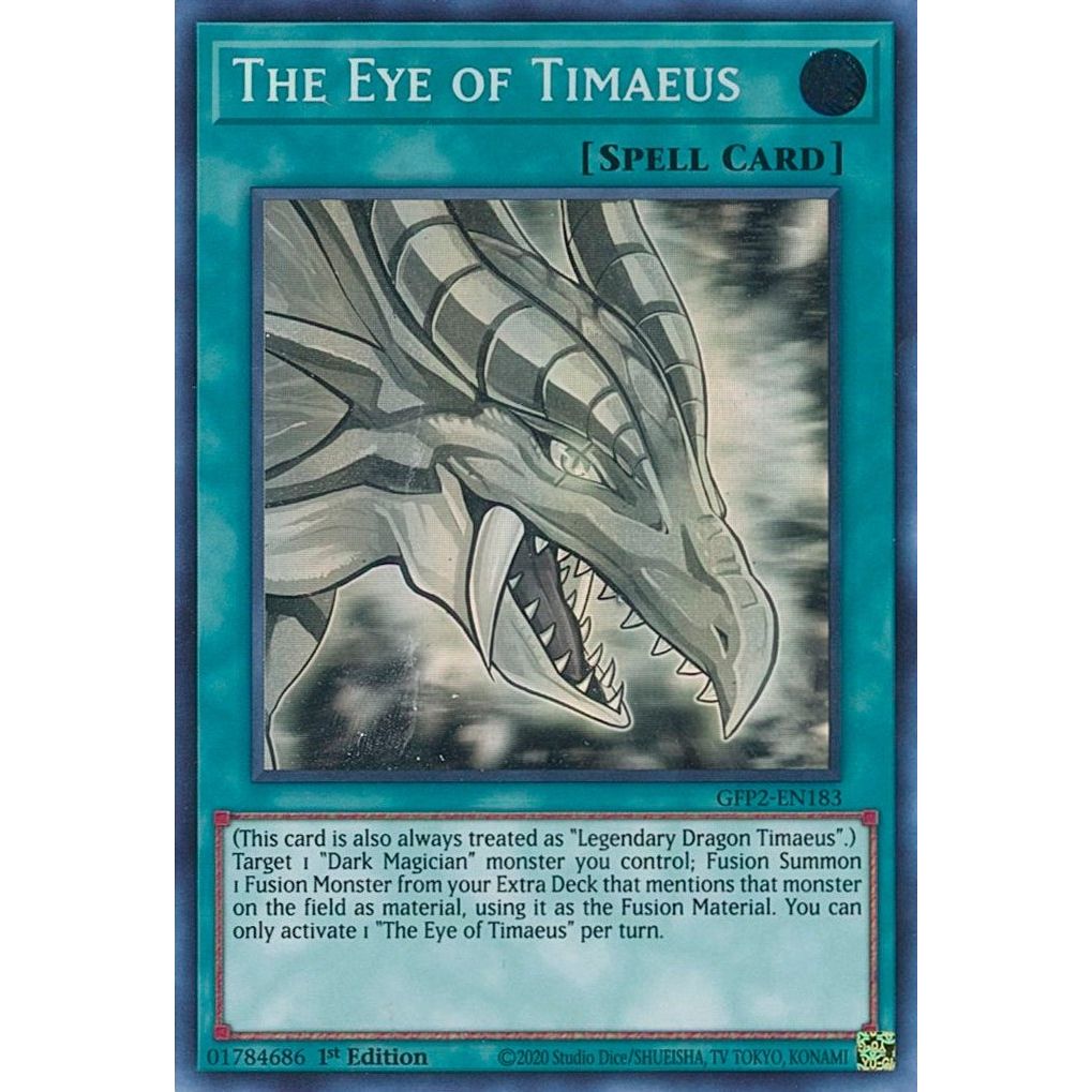 Image for The Eye of Timaeus (Ghost Rare) (GFP2-EN183) (GFP2) - YuGiOh
