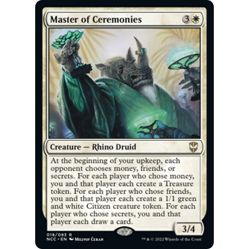 Image for Master of Ceremonies (18) (NCC) - Magic: The Gathering