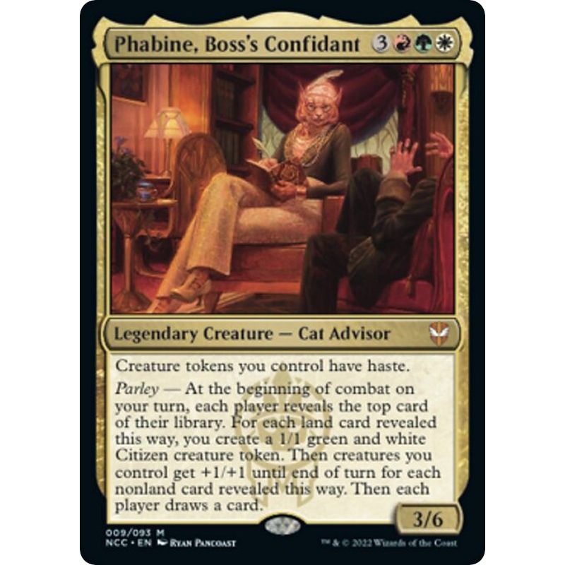 Image for Phabine, Boss's Confidant (9) (NCC) - Magic: The Gathering