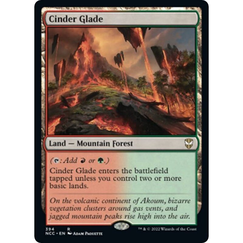 Image for Cinder Glade (394) (NCC) - Magic: The Gathering
