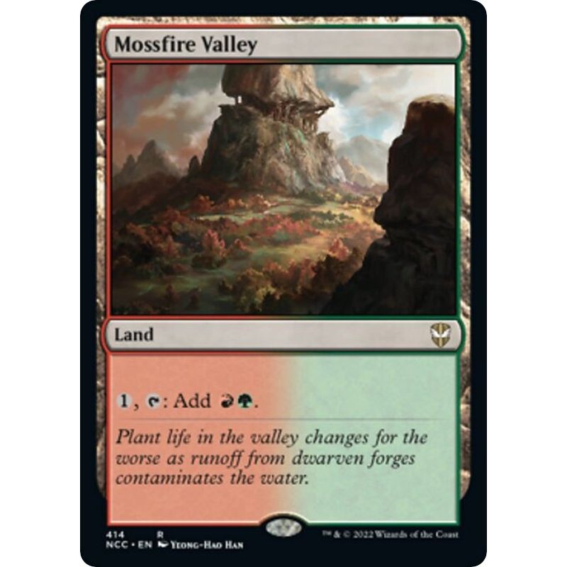 Image for Mossfire Valley (414) (NCC) - Magic: The Gathering