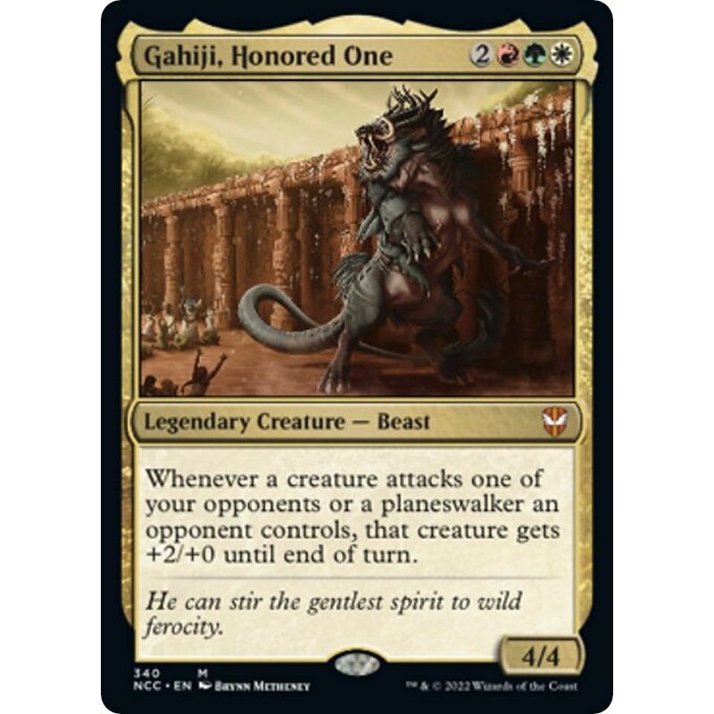 Image for Gahiji, Honored One (340) (NCC) - Magic: The Gathering