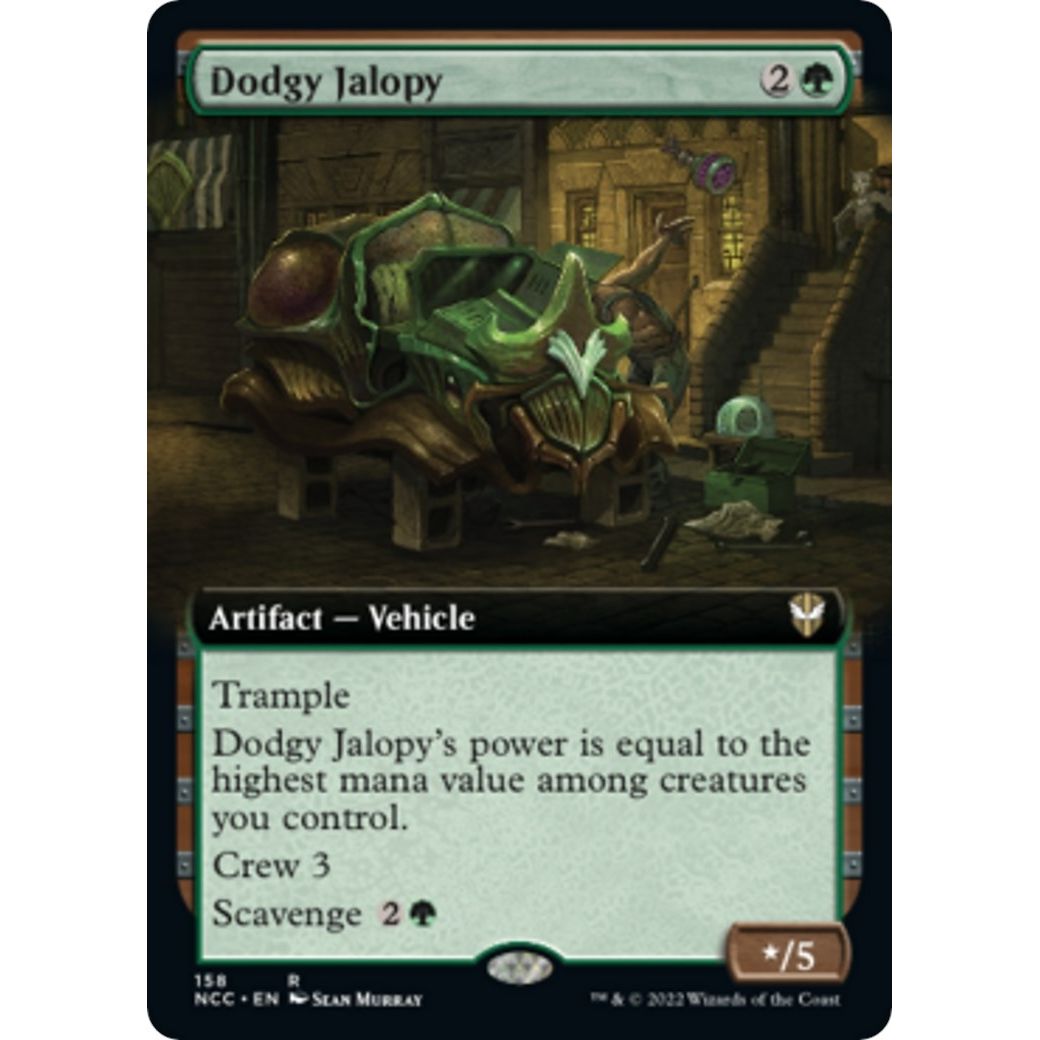 Image for Dodgy Jalopy (Extended Art) (158) (NCC) - Magic: The Gathering