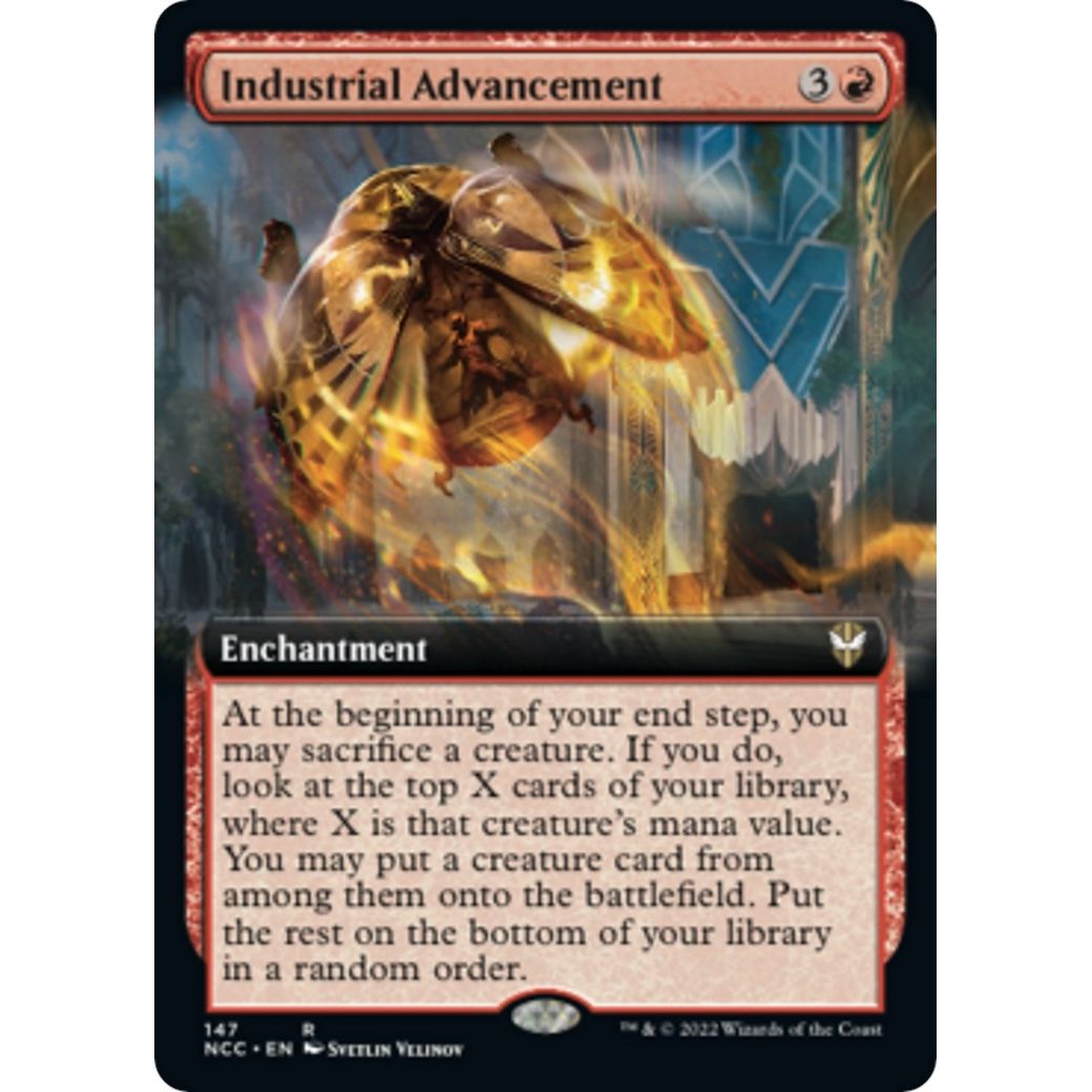 Image for Industrial Advancement (Extended Art) (147) (NCC) - Magic: The Gathering