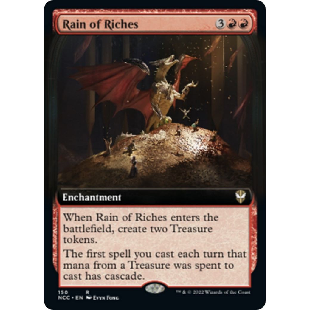 Image for Rain of Riches (Extended Art) (150) (NCC) - Magic: The Gathering