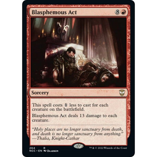 Image for Blasphemous Act (264) (NCC) - Magic: The Gathering