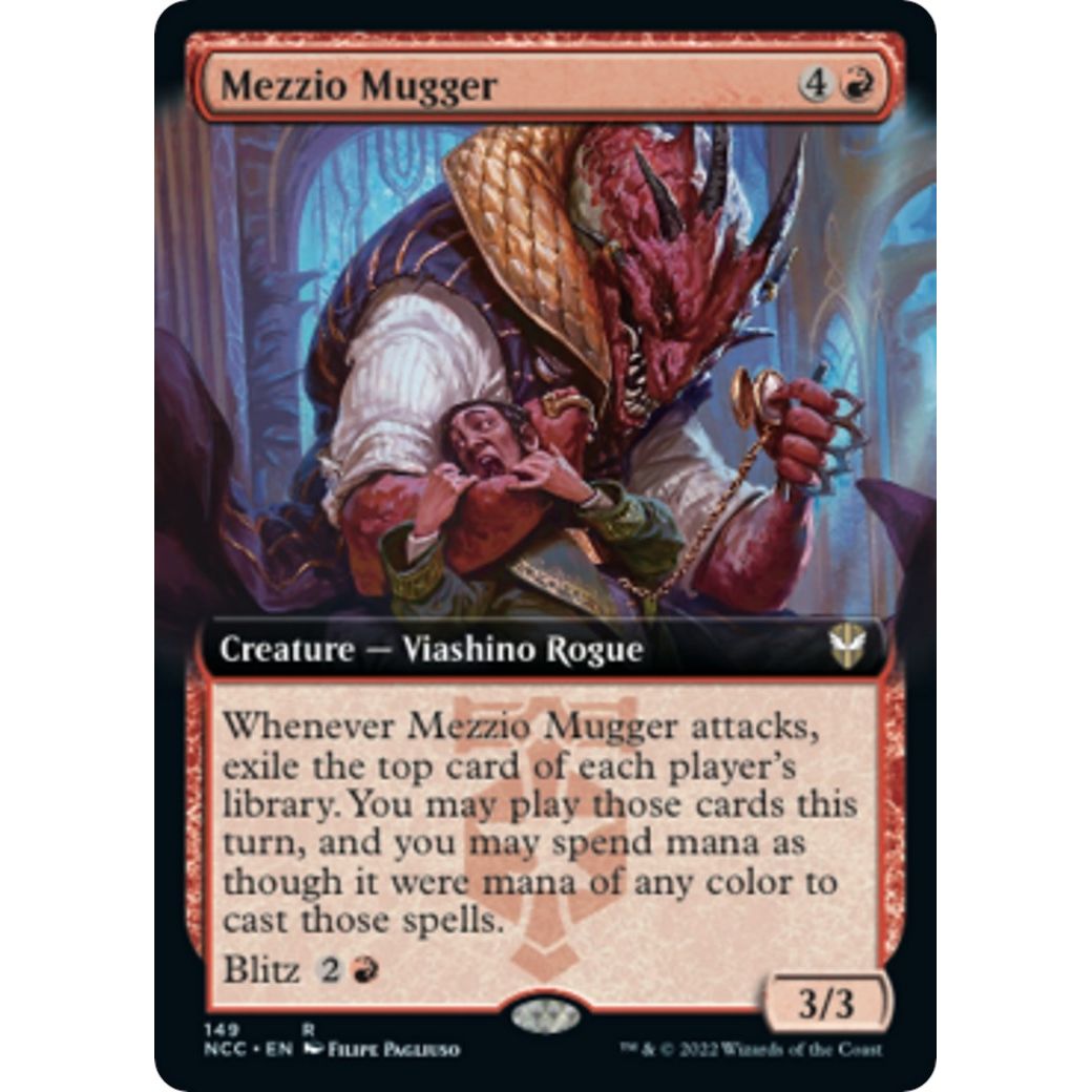 Image for Mezzio Mugger (Extended Art) (149) (NCC) - Magic: The Gathering
