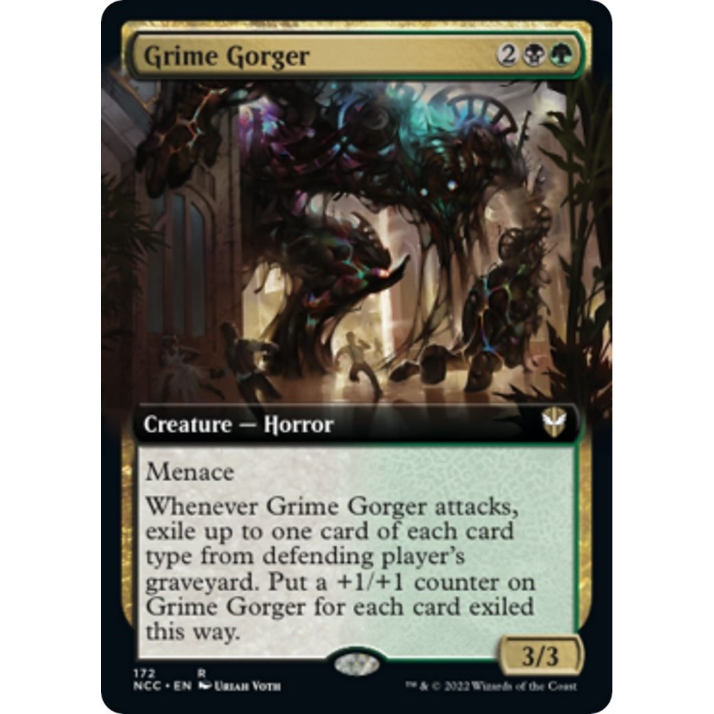 Image for Grime Gorger (Extended Art) (172) (NCC) - Magic: The Gathering