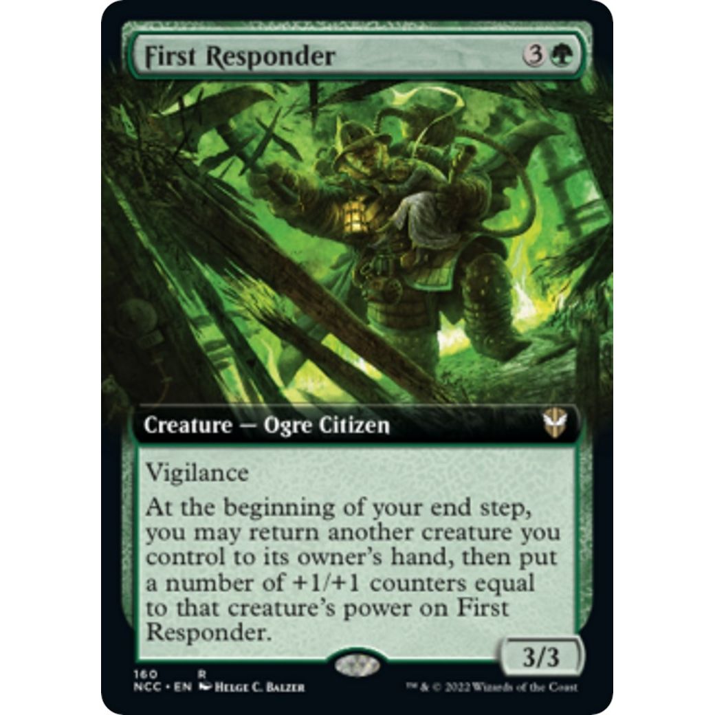 Image for First Responder (Extended Art) (160) (NCC) - Magic: The Gathering