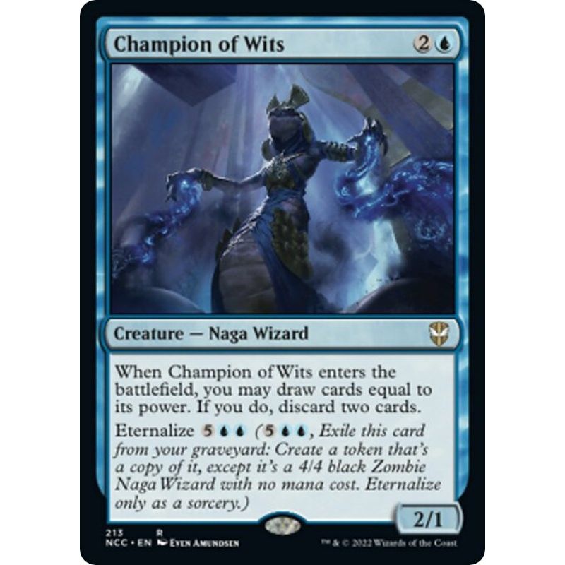 Image for Champion of Wits (213) (NCC) - Magic: The Gathering