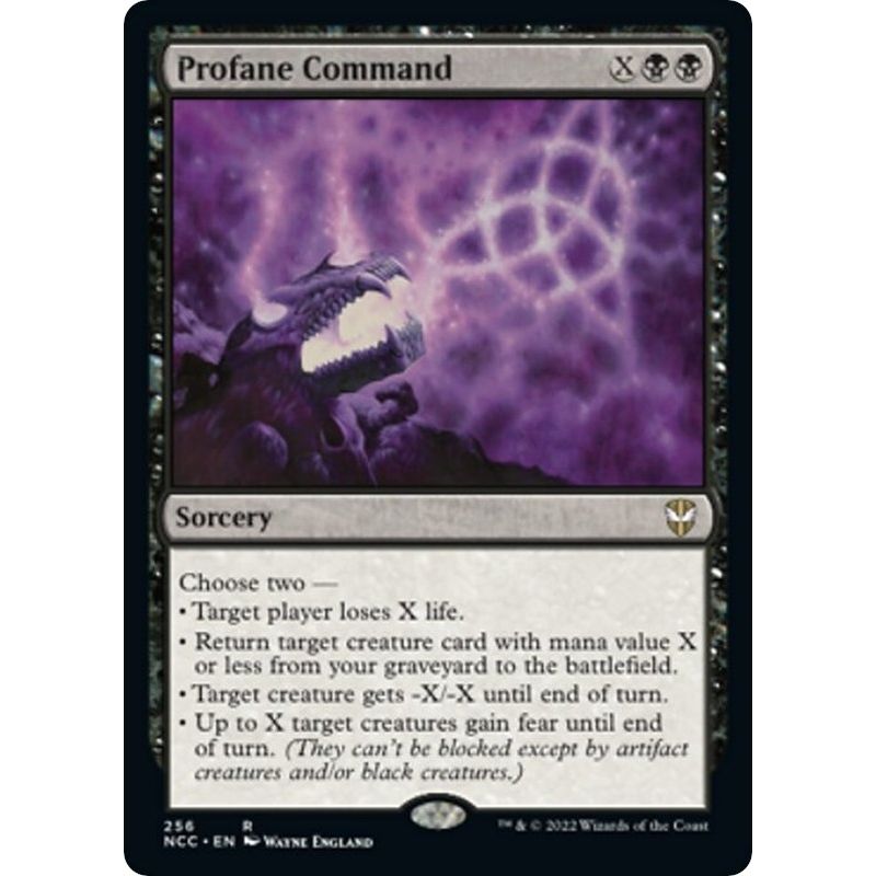 Image for Profane Command (256) (NCC) - Magic: The Gathering