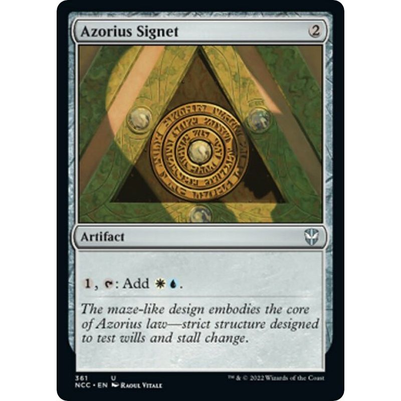 Image for Azorius Signet (361) (NCC) - Magic: The Gathering