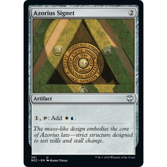 Image for Azorius Signet (361) (NCC) - Magic: The Gathering