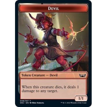 Image for Devil Token (8) (SNC) - Magic: The Gathering