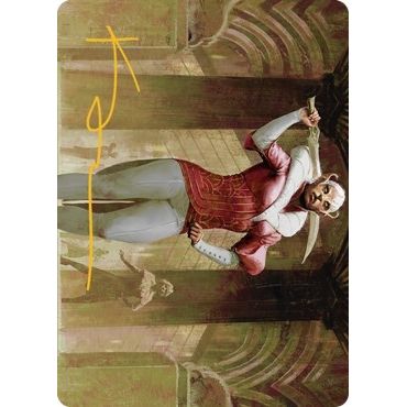 Image for Mage's Attendant Art Card (Gold-Stamped Signature) (5) (ASSNC) - Magic: The Gathering