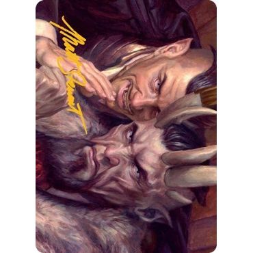 Image for A Little Chat Art Card (Gold-Stamped Signature) (12) (ASSNC) - Magic: The Gathering