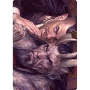 Image for A Little Chat Art Card (12) (ASSNC) - Magic: The Gathering