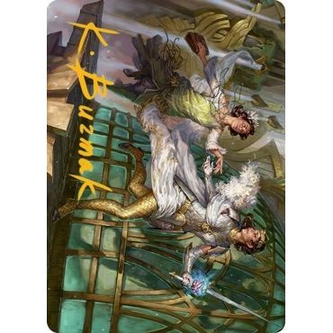 Image for Daring Escape Art Card (Gold-Stamped Signature) (18) (ASSNC) - Magic: The Gathering