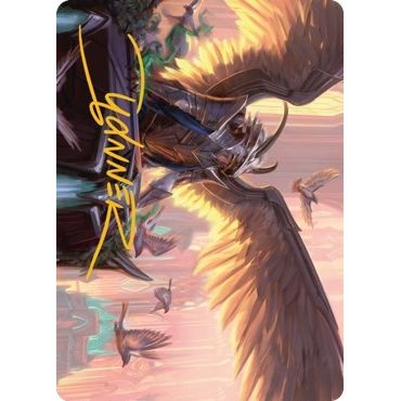 Image for Falco Spara, Pactweaver Art Card (25/81) (Gold-Stamped Signature) (25) (ASSNC) - Magic: The Gathering
