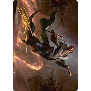 Image for Fleetfoot Dancer Art Card (Gold-Stamped Signature) (26) (ASSNC) - Magic: The Gathering