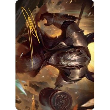 Image for Perrie, the Pulverizer Art Card (Gold-Stamped Signature) (43) (ASSNC) - Magic: The Gathering